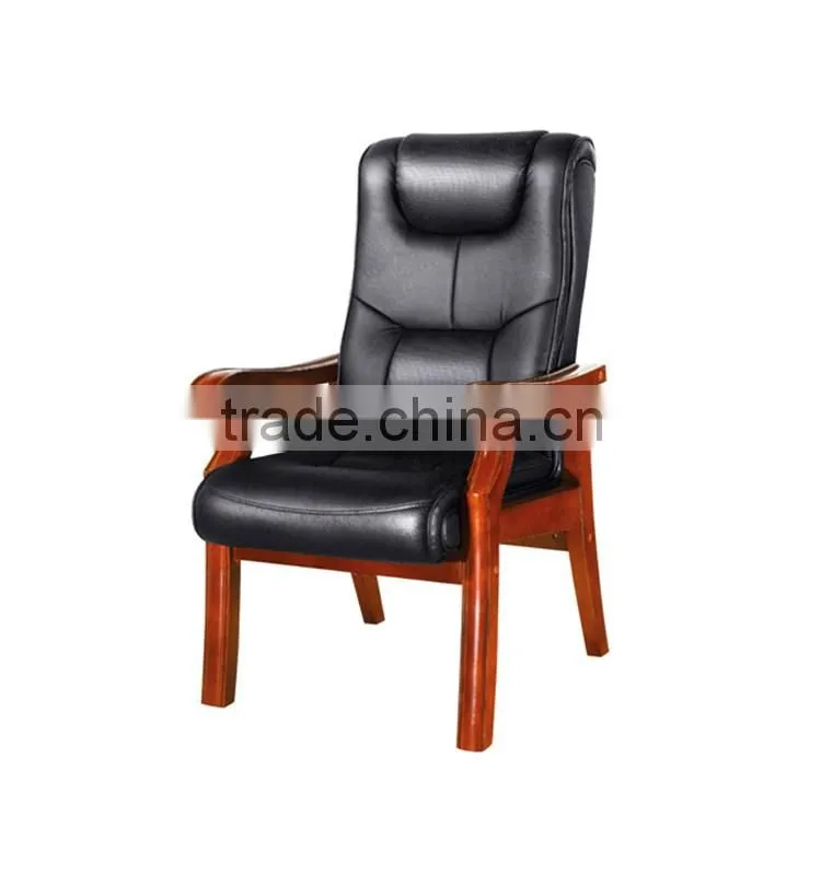 Factory for Luxury Classic wooden Conference Chair For Meeting Room