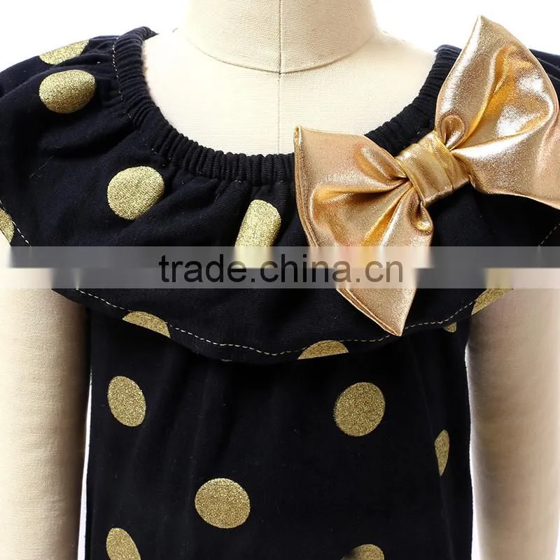 Wholesale Latest Newborn Baby gir Baby Toddler Clothing black Cotton Baby Romper for Infant Toddler wear
