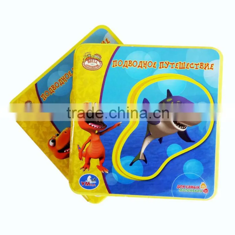Customized High Quality EVA foam puzzle book printing animal preschool educational learning