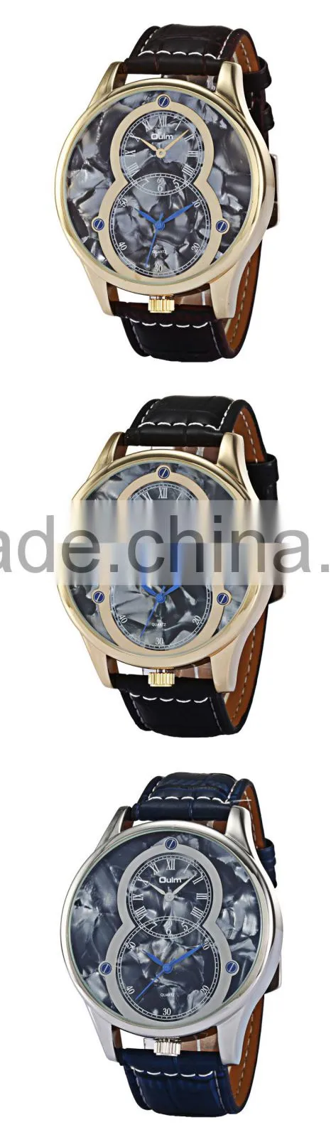 2015 oulm new product, fashion jewelry watch, vintage dial watch express in alibaba