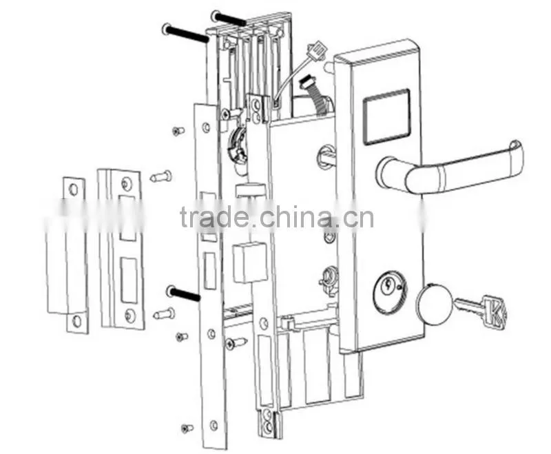 LSD602 Classic Hotel Mortise Lock
