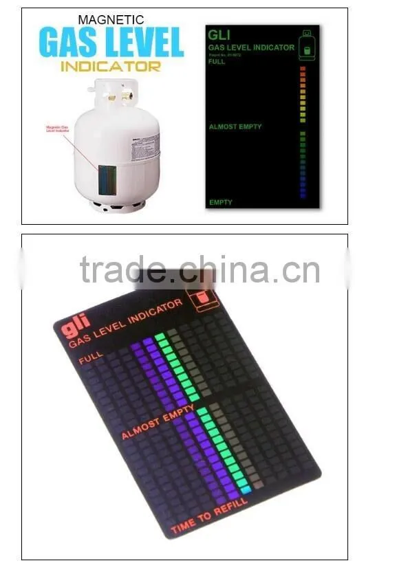 Magnetic Gas Level Indicator Gas Bottle Level Gauge BBQ Camping Hiking Home