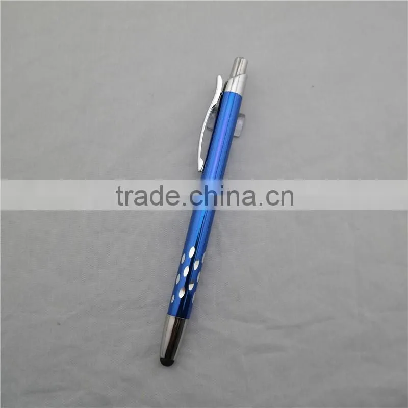 2 in 1 ball pen with stylus tip , promotional touch screen ball pen