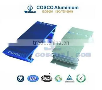Color anodizing extruded aluminum amplifier case