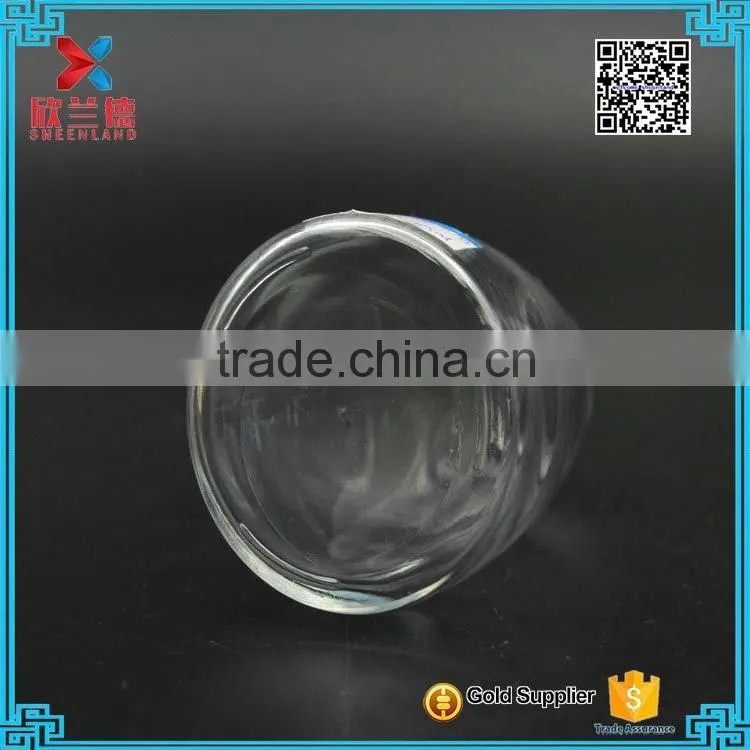 High Quality 180ml glass liquor bottle custom made glass wine bottles