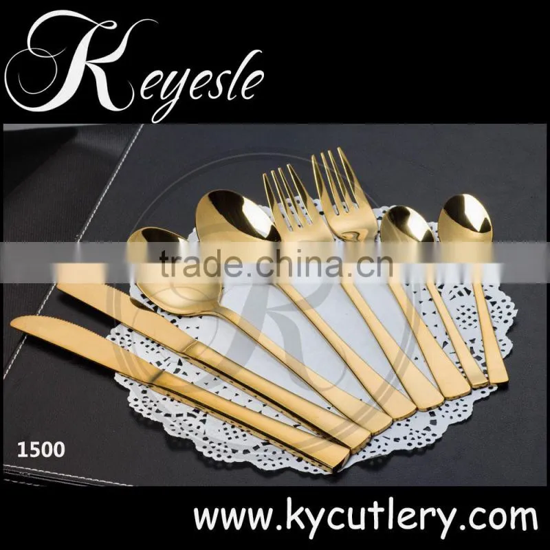 72pcs silver cutlery set,spoon and fork wedding gift