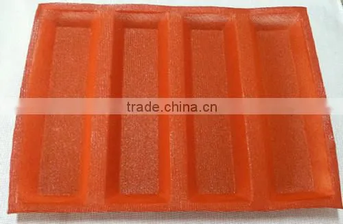 4 channel silicone baking molds