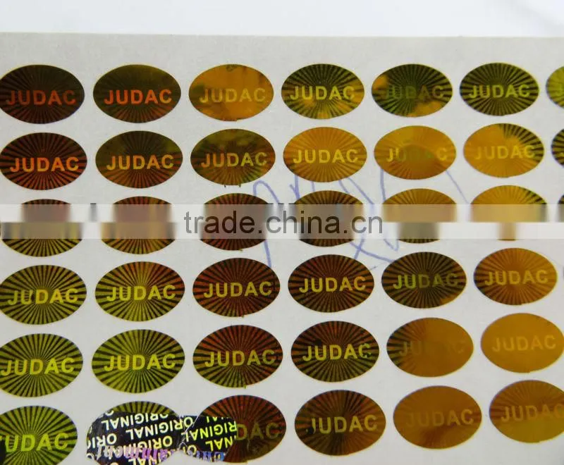Anti-fake 3d security hologram labels