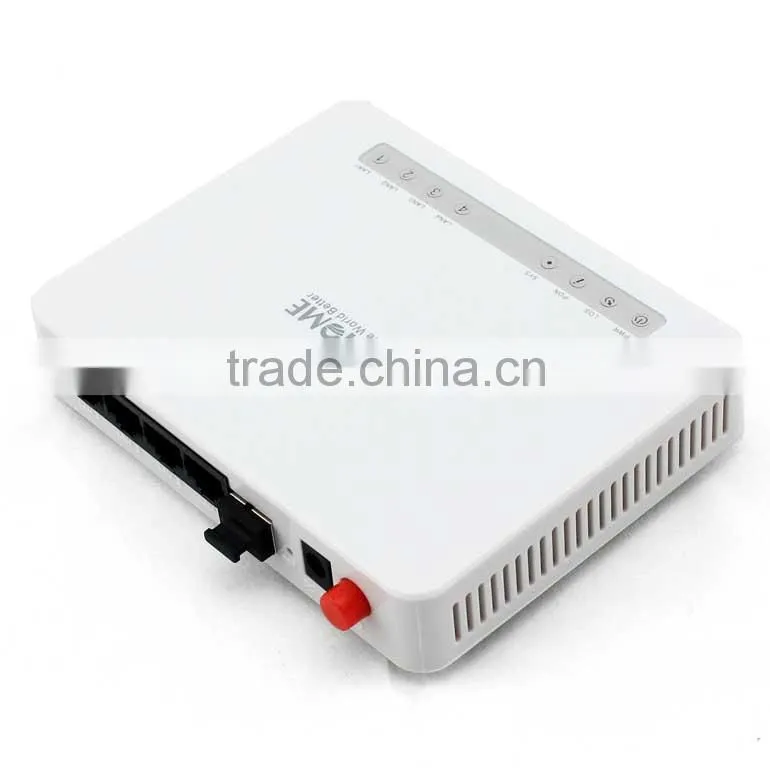 GPON onu 4ge with wifi wireless Fiber Optic Equipment FTTH ONT compatible with Huawei ZTE