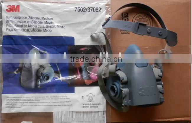 100% Genuine 3M 7502 half face mask and 100% Genuine 3M 2097 P100 filter $18.5 per set on sell!