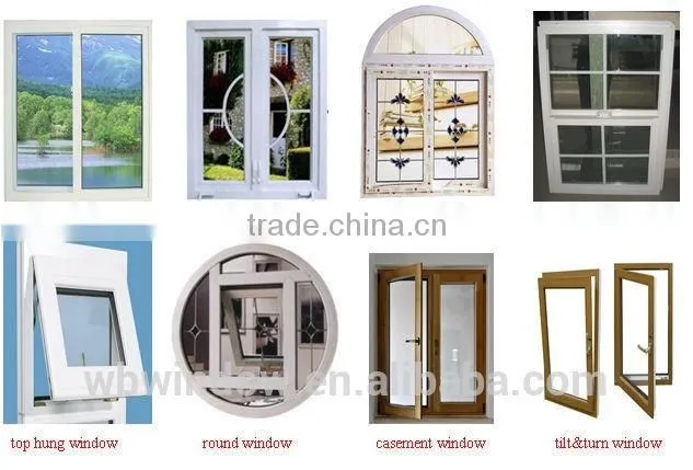 wholesale cheap pvc sliding window price for house