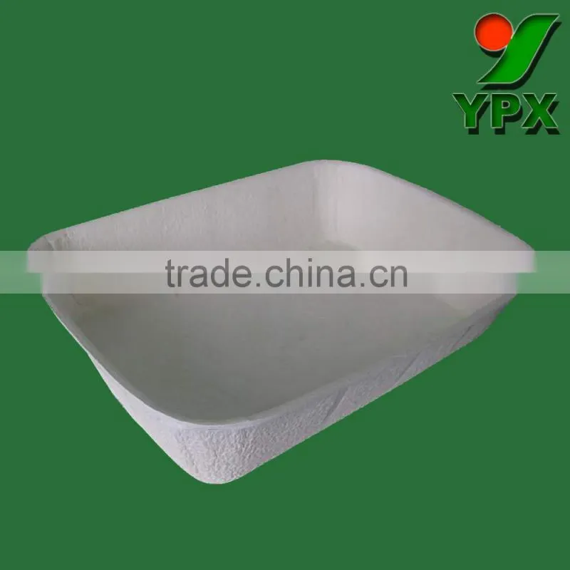 100% biodegrable Customized paper pulp disposable waterproof hygiene molded pulp hospital kidney tray by sugarcane fiber