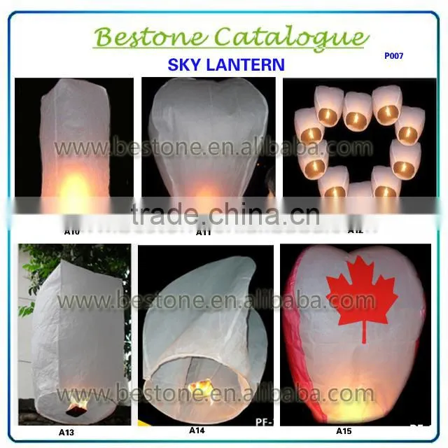 2015 ECO flame resistant chinese sky lanterns/paper pompoms/paper lantern factory sale