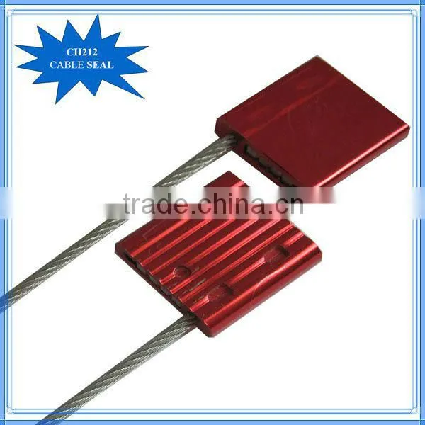 CH212 adjustable aluminum cable seal for shipping security
