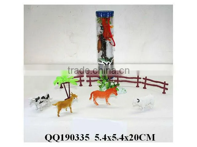 Animal play set, set toy, plastic animal toy