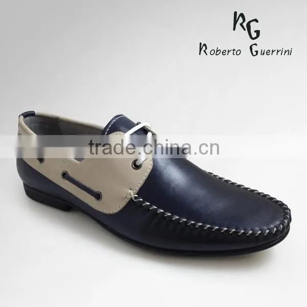 new style lace up genuine leather casual shoes
