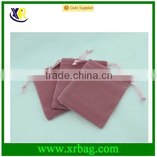 promotional velvet OEM drawstring bag