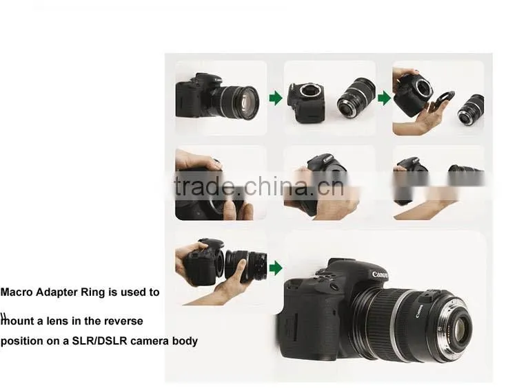 58mm reverse adapter ring for Olympus