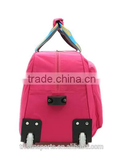 New fashion cute travel leisure duffel gym bag / trolley luggage