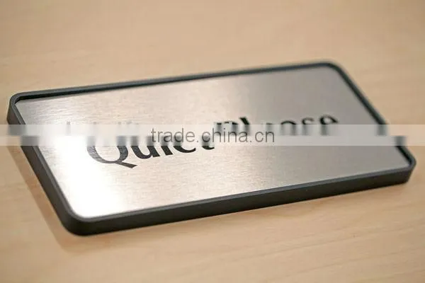 custom material logo name plate wholesale factory price