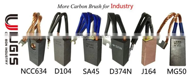J164 Carbon Brush In Stock For Sale for Thermal Power Plant Use