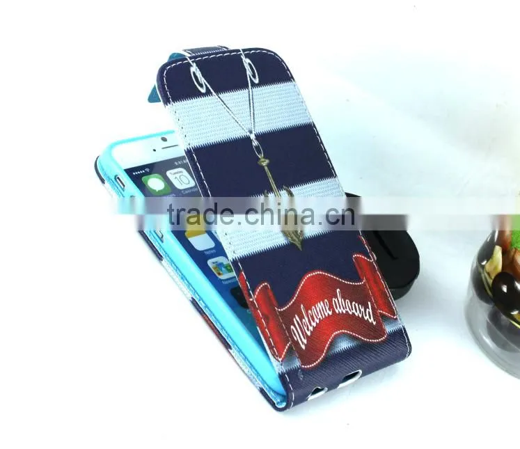 2015 Newest Owel Printings Phone Case Lift Flip Leather Case With Card Slot For iPhone 6