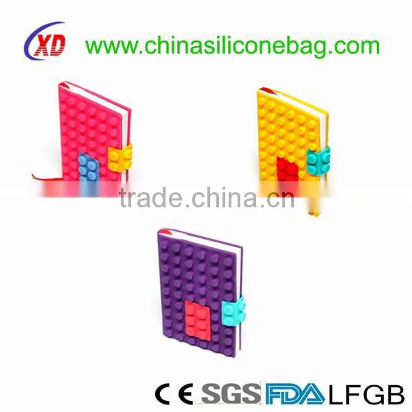 Hot selling silicone notebook cover/silicone book case with factory price