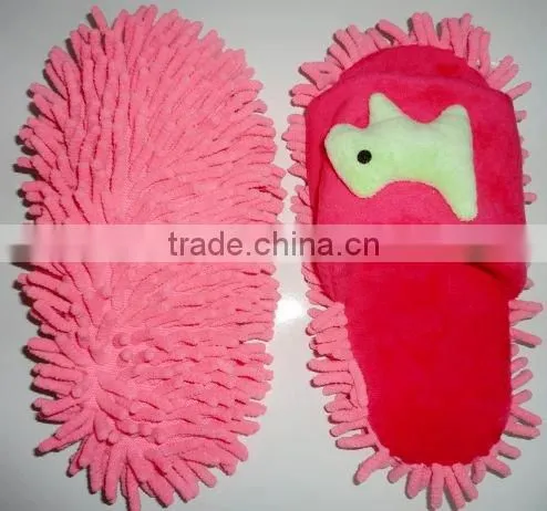 super clean chenille slipper with many colors