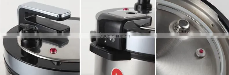Large 8L 1200W basic cheap energy saving commercial digital control multifunction big rice cooker and pressure cooker