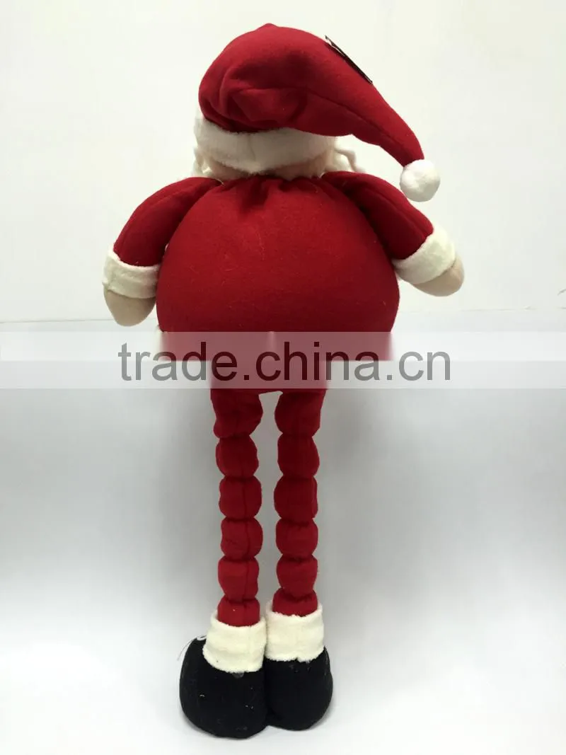XMAS STRETCH SANTA DOLLS PLUSH DOLLS CHRISTMAS TOYS