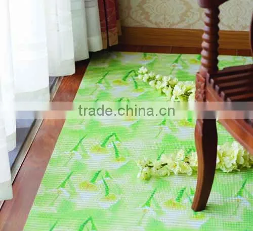 Ocean style printed vinyl foam funny bath mat