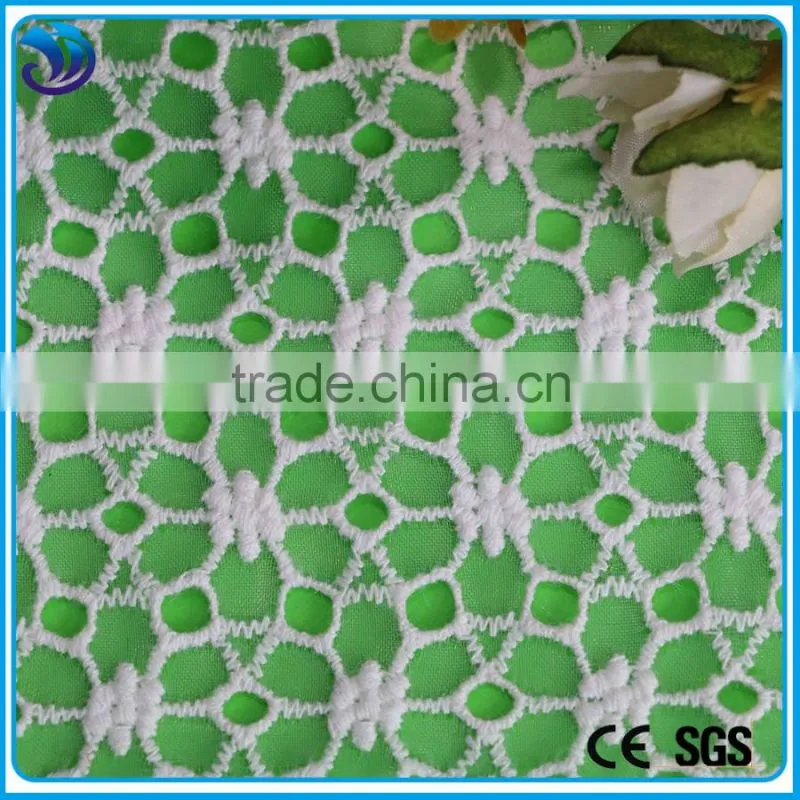 fancy floral organza polyester embroidery lace fabric for wedding dress