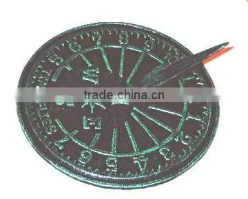 garden decoration cast iron sundial