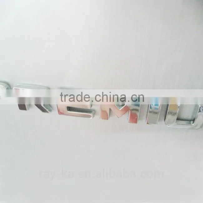 plastic embossed logo