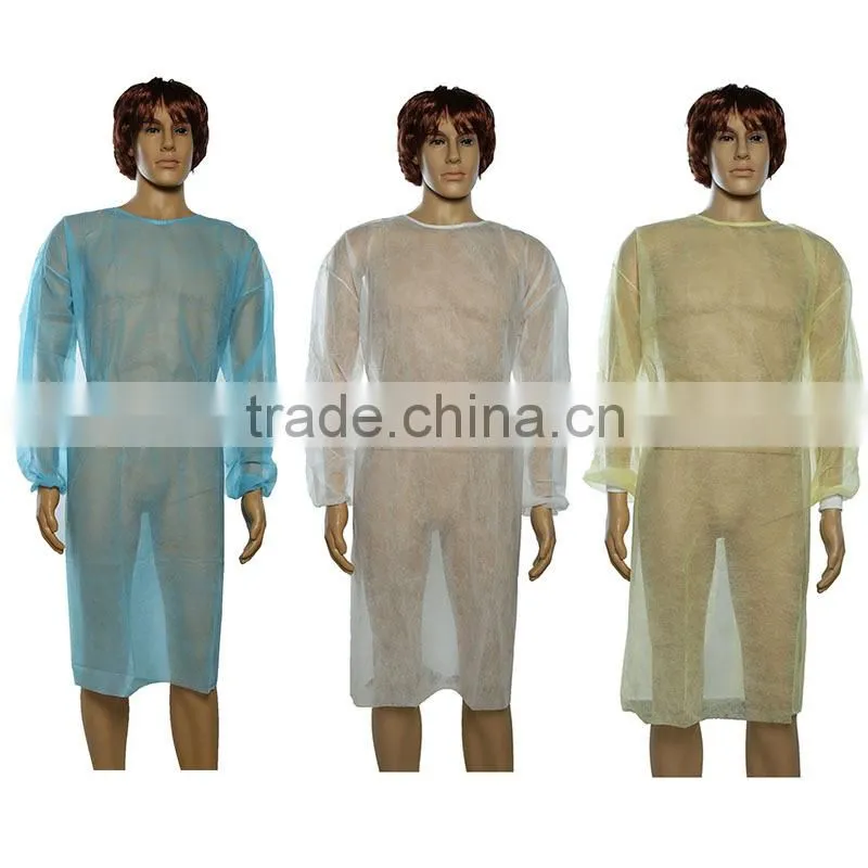 Sterile Disposable Non woven Surgical Isolation Patient Gown