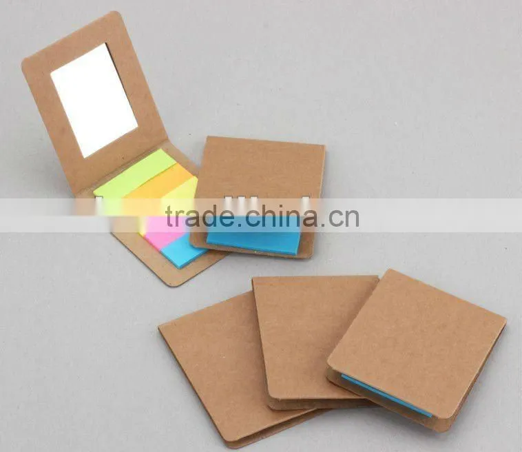2012 New design memo pad with mirror eco cover