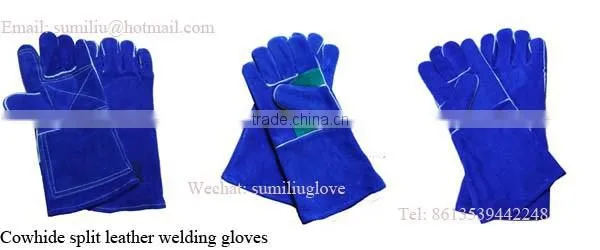 Leather palm with knit wrist working gloves