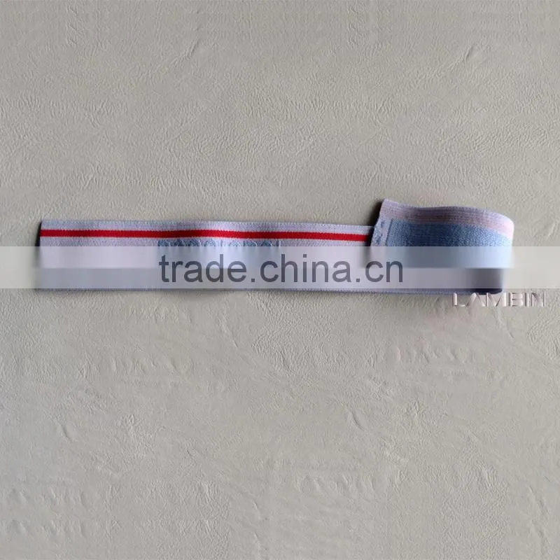China weaving factory exports high elasticity resilient rubber waist band