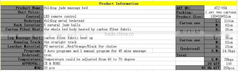 Full Vibration Whole Body Massage Bed