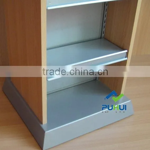metal wood display shelf
