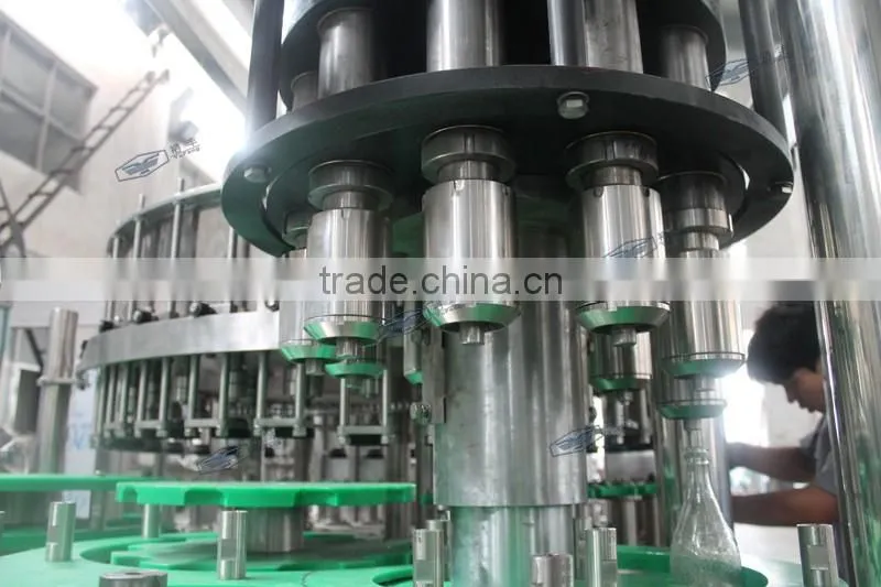 Glass bottled juice production machine, Tinplate Lug Caps sealing machine