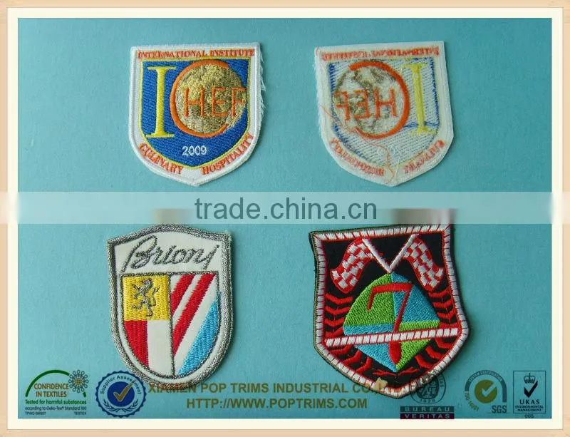 Chinese Embroidery flag patches