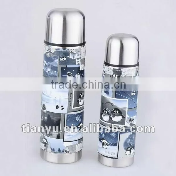 Hot sale stainless steel vacuum bullet type flask