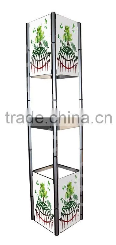 Square twist tower dispaly