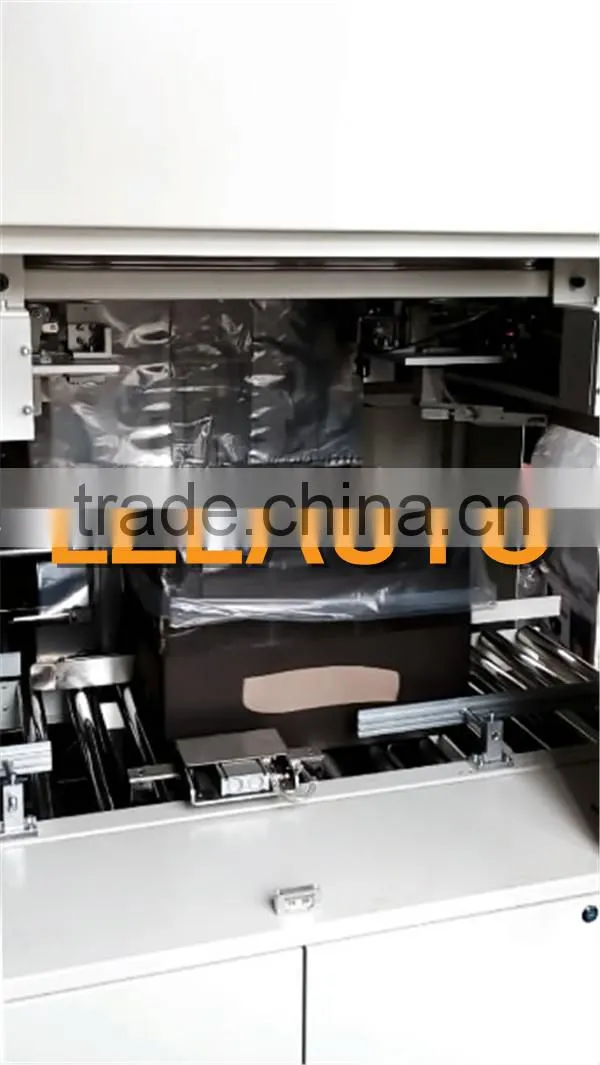 Full automatic plastic bag insert machine