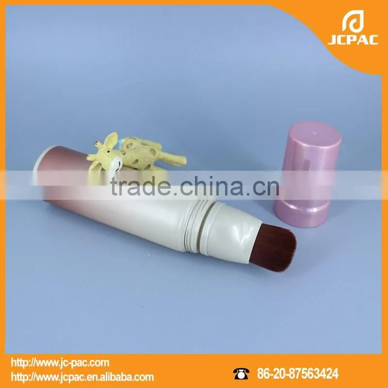 PE Cosmetic Tube with Sliver Metallic Shiny Cap Fresh Cleanser