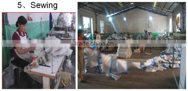 2016 china durable recycled pp woven garbage bag with big size 55*95 55*105 55*85