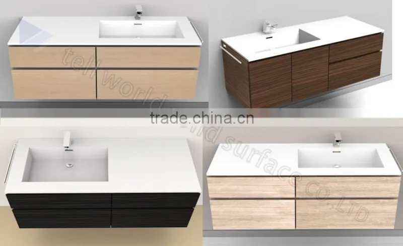Corian Vanities, Solid Surface Bathroom Counter, Corian Bathroom Cabinetry