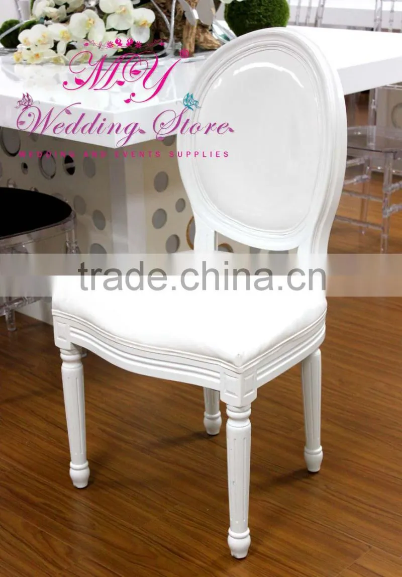 louis white wedding chairs