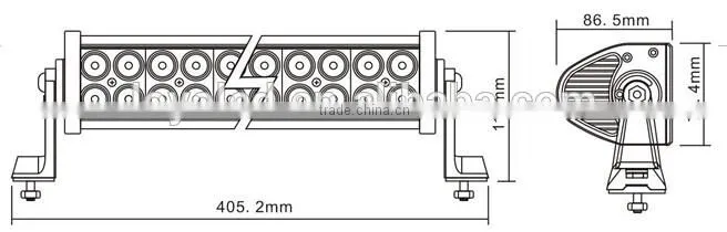 HOT SALE IP67 12V 13.5" 72W LED FLOOD LIGHT BAR for SNOWMOBILE Vehicles